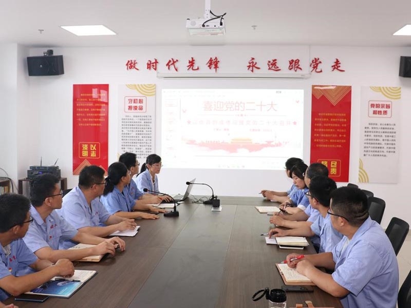 天瑞重工黨支部召開會議傳達(dá)學(xué)習(xí)省第十二次黨代會精神